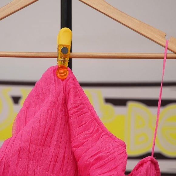 Lace and Beads Aria Maxi Neon Pink Size 4 (8 in the UK) - Picture 2 of 7